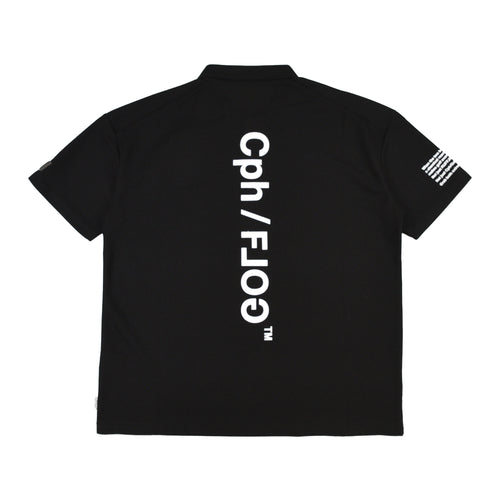 Cph/Golf×RUFFLOG VERTICAL LOGO SS POLO
