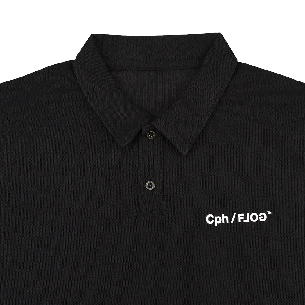 Cph/Golf×RUFFLOG VERTICAL LOGO SS POLO