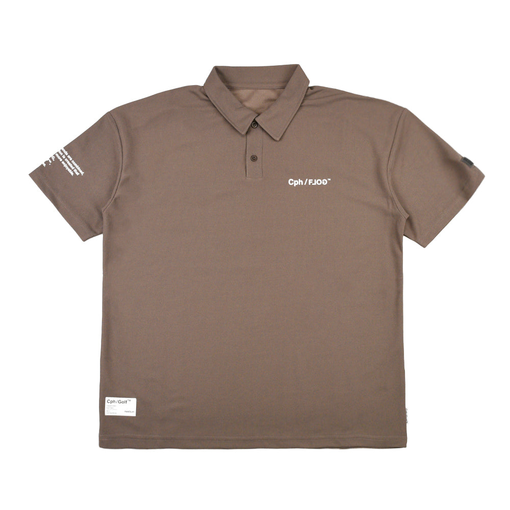 Cph/Golf×RUFFLOG VERTICAL LOGO SS POLO