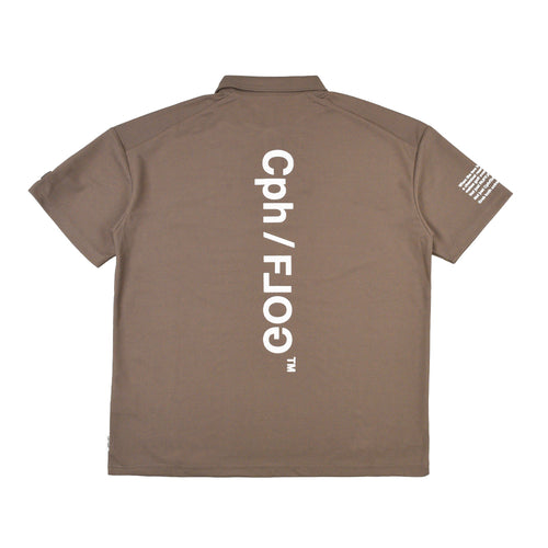Cph/Golf×RUFFLOG VERTICAL LOGO SS POLO