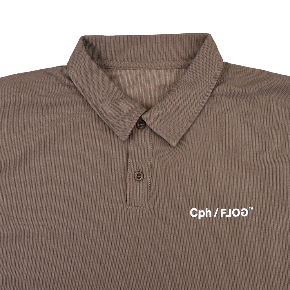Cph/Golf×RUFFLOG VERTICAL LOGO SS POLO