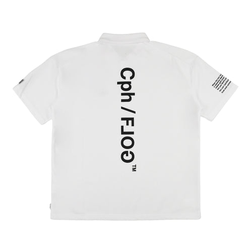 Cph/Golf×RUFFLOG VERTICAL LOGO SS POLO