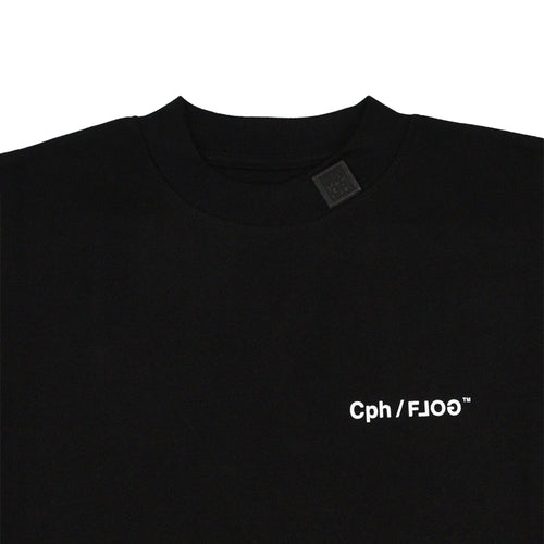 [WOMEN] Cph/Golf×RUFFLOG SS MOCK NECK TEE