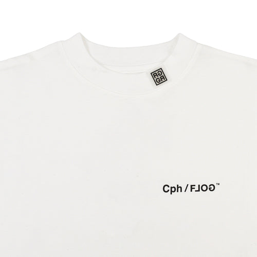 [WOMEN] Cph/Golf×RUFFLOG SS MOCK NECK TEE