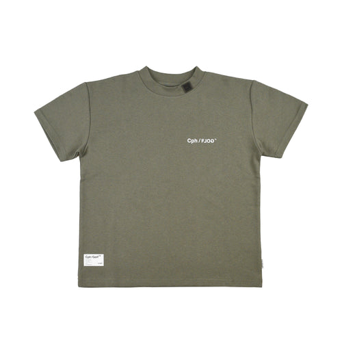 [WOMEN] Cph/Golf×RUFFLOG SS MOCK NECK TEE