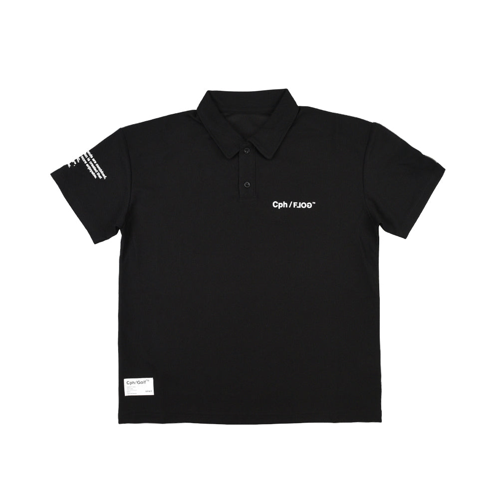 WOMEN] Cph/Golf×RUFFLOG VERTICAL LOGO SS POLO