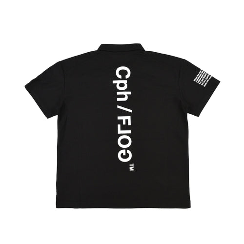 [WOMEN] Cph/Golf×RUFFLOG VERTICAL LOGO SS POLO