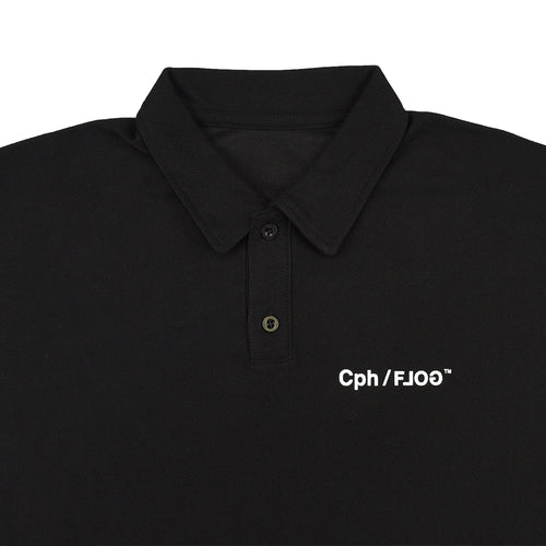 [WOMEN] Cph/Golf×RUFFLOG VERTICAL LOGO SS POLO