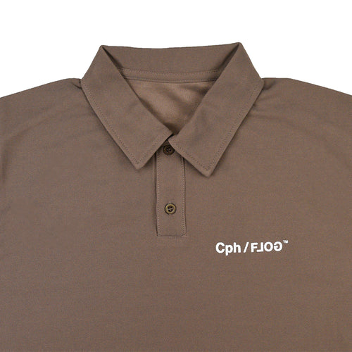 [WOMEN] Cph/Golf×RUFFLOG VERTICAL LOGO SS POLO