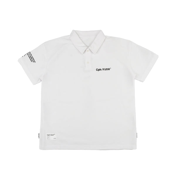 [WOMEN] Cph/Golf×RUFFLOG VERTICAL LOGO SS POLO
