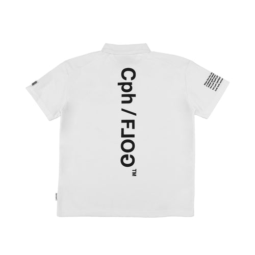 [WOMEN] Cph/Golf×RUFFLOG VERTICAL LOGO SS POLO