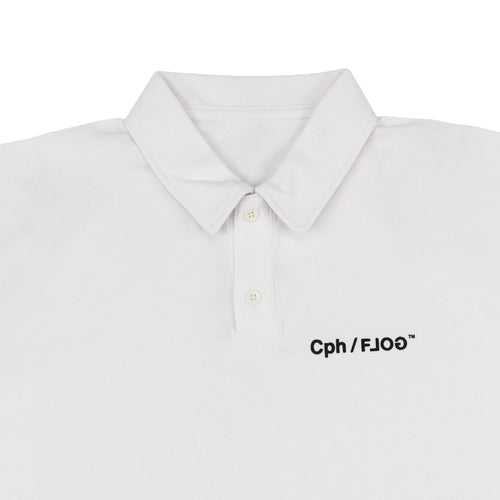 [WOMEN] Cph/Golf×RUFFLOG VERTICAL LOGO SS POLO
