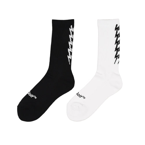 #THUNDER STRIPES 2PC SOCKS