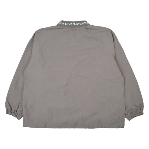 JACQUARD MOCK NECK WIND BREAKER