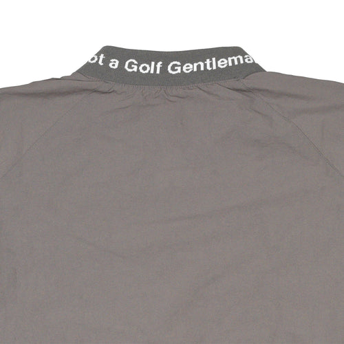 JACQUARD MOCK NECK WIND BREAKER