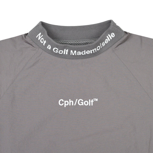 [WOMEN] JACQUARD MOCK NECK WIND BREAKER