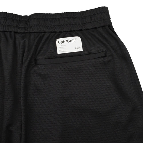 #SLASH LOGO MESH SHORTS
