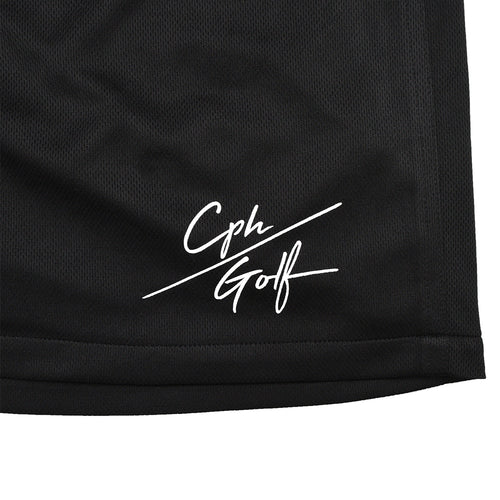 #SLASH LOGO MESH SHORTS
