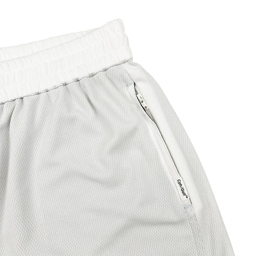 #SLASH LOGO MESH SHORTS