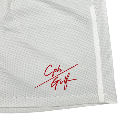 #SLASH LOGO MESH SHORTS