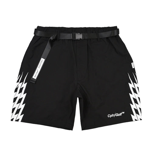 #THUNDER STRIPES ADJUSTABLE SHORTS