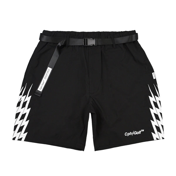 #THUNDER STRIPES ADJUSTABLE SHORTS