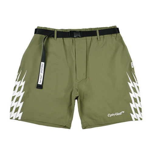 #THUNDER STRIPES ADJUSTABLE SHORTS