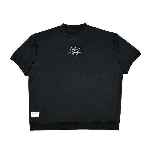 #SLASH LOGO MESH S/S PULLOVER