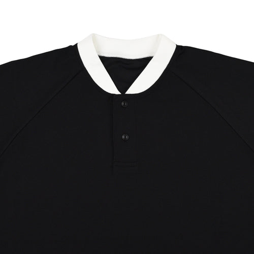#THUNDER STRIPES HENRY NECK POLO