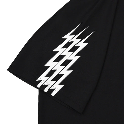 #THUNDER STRIPES HENRY NECK POLO