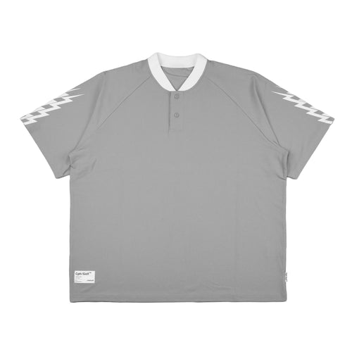 #THUNDER STRIPES HENRY NECK POLO