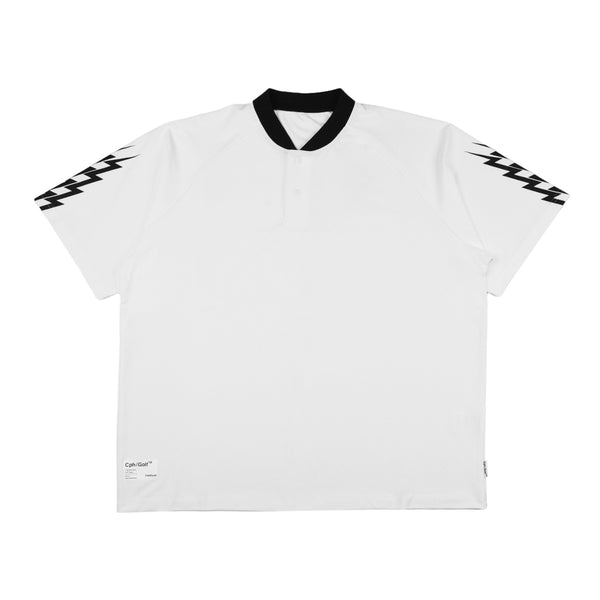 #THUNDER STRIPES HENRY NECK POLO