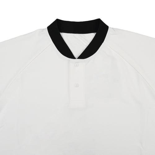 #THUNDER STRIPES HENRY NECK POLO