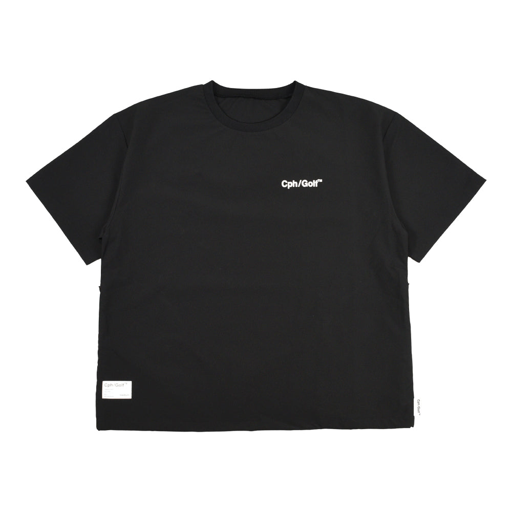 Cph/Golf™ TRACK SS PULLOVER ブラック XLサイズ Cph/Golf TM TRACK SS PULLOVER｜若年層向けゴルフアパレル セレクト