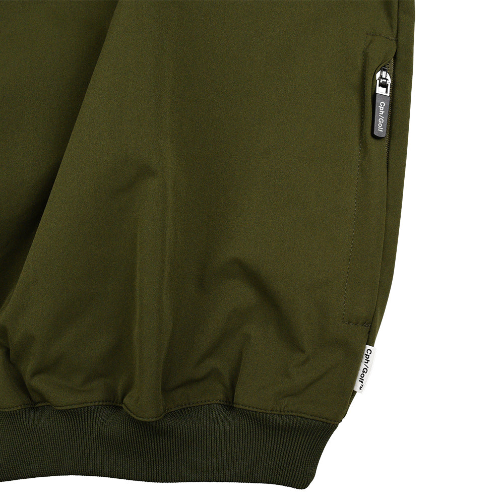 Cph/Golf rufflog フリースセーター サイズSl 黒×緑 試着のみ RUFFLOG フリースジャケット グリーン XXLゴルフウェア ラフロッグ