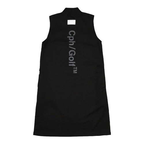 [WOMEN] NO SLEEVE MOCK NECK ONE-PIECE