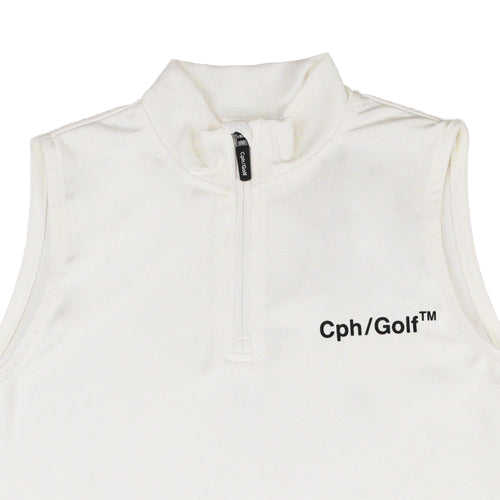 [WOMEN] NO SLEEVE MOCK NECK ONE-PIECE
