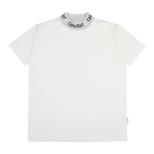 Cph/Golf™︎ JACQUARD MOCK NECK TEE