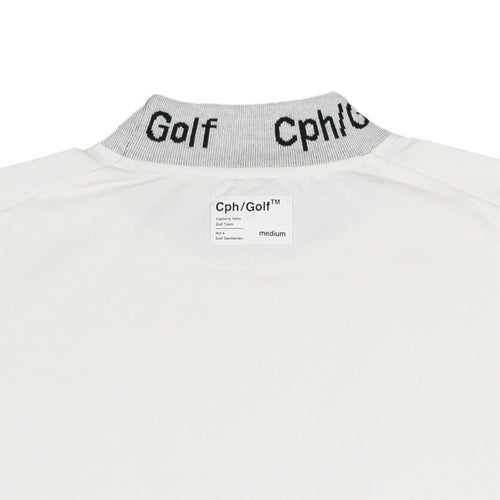 Cph/Golf™︎ JACQUARD MOCK NECK TEE