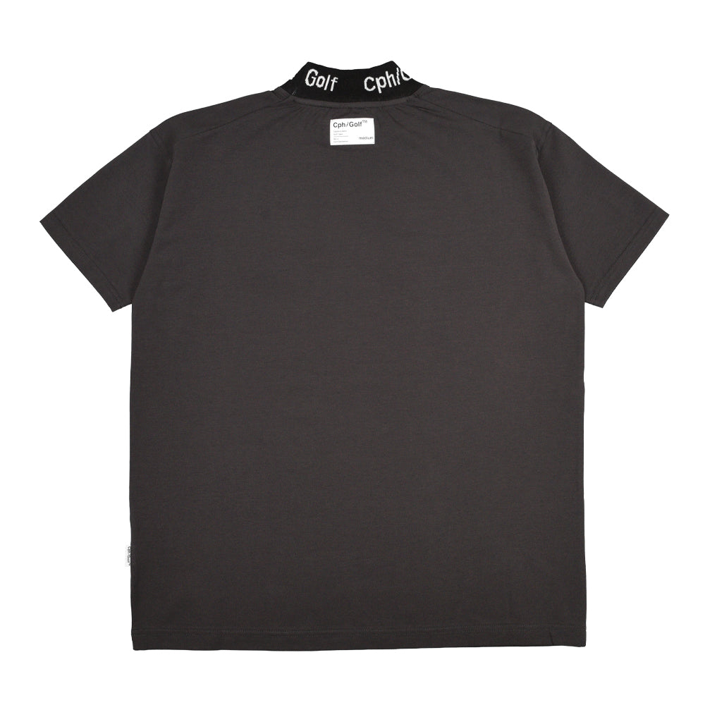 Cph/Golf TM JACQUARD MOCK NECK TEE｜若年層向けゴルフアパレル