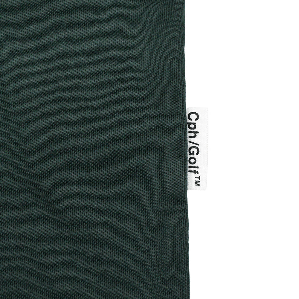 #Cph/Golf™ MOCK NECK TEE SLATE GREEN Cph/Golf TM JACQUARD MOCK NECK TEE｜若年層向けゴルフアパレル