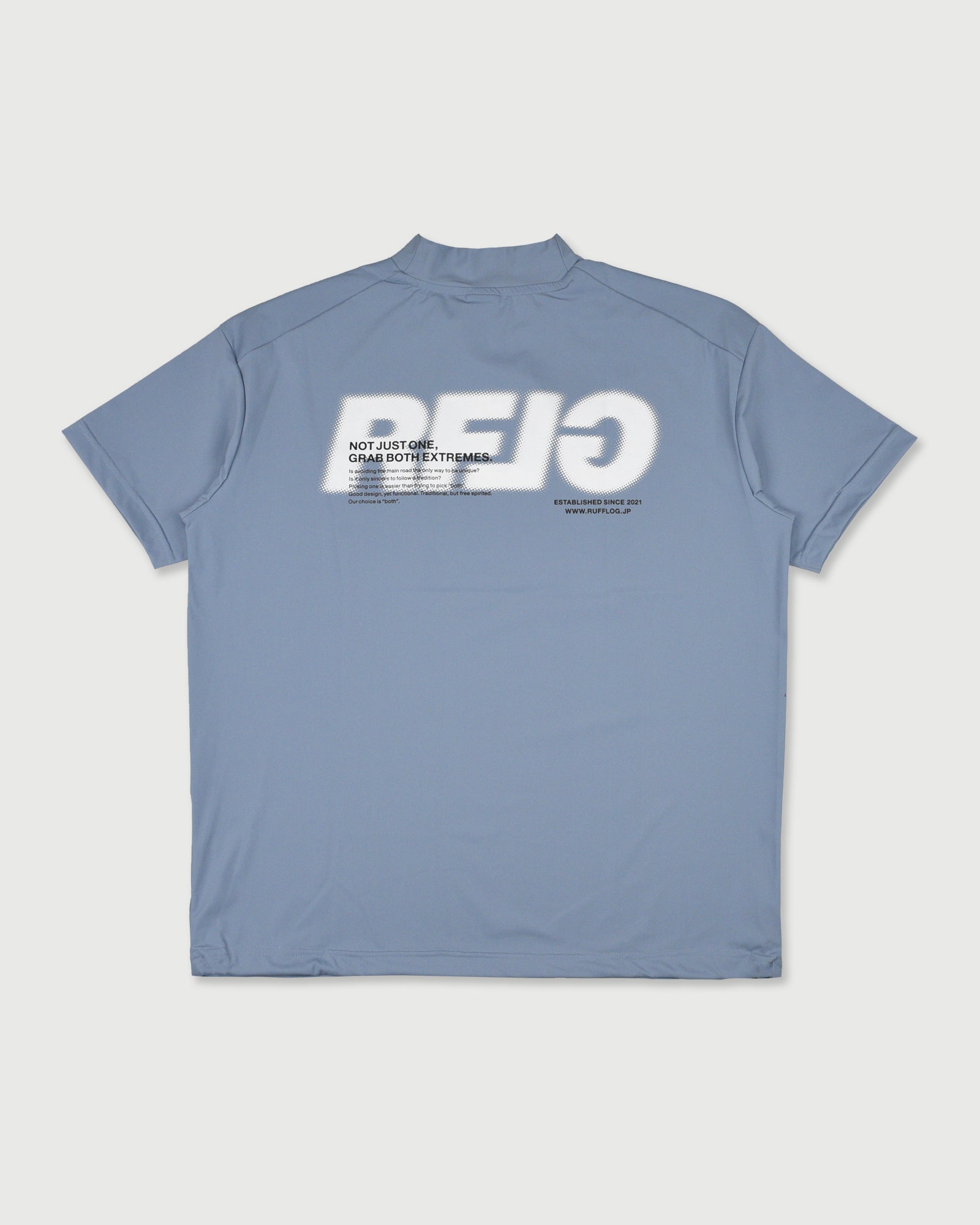 RUFFLOG ラフロッグ　モックネック　グレー　L RUFFLOG ラフロッグ モックネック シャツ サイズL グレー RUFFLOG