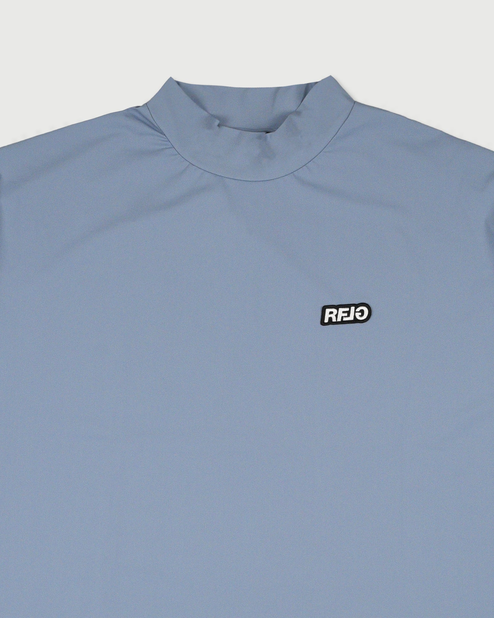 WM RFLG BACK LOGO MOCK NECK TEE – RUFFLOG