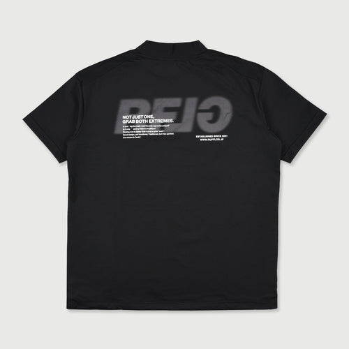 RFLG BACK LOGO MOCK NECK TEE
