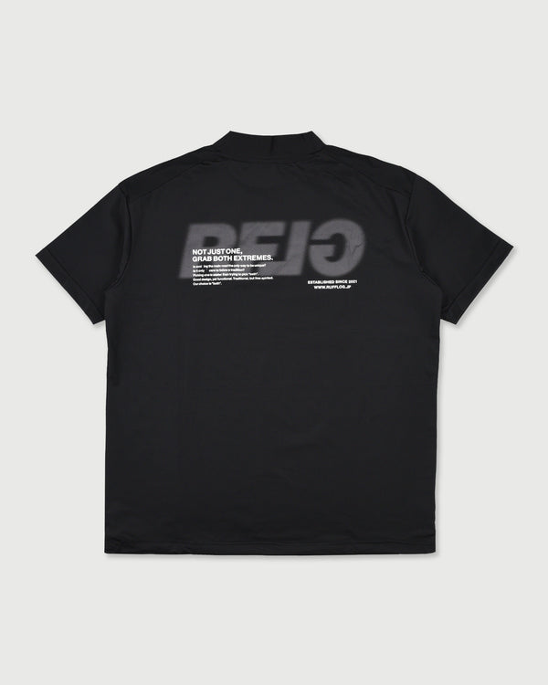 RFLG BACK LOGO MOCK NECK TEE
