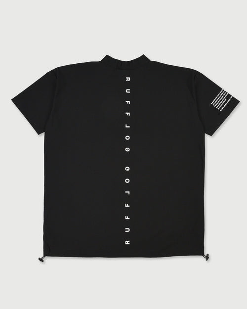 COOL FLEX BACK LINE LOGO MOCK NECK SHIRTS