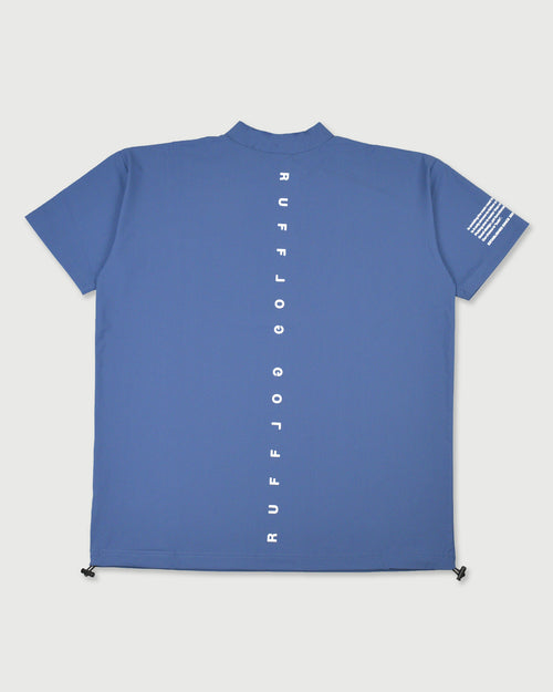 COOL FLEX BACK LINE LOGO MOCK NECK SHIRTS