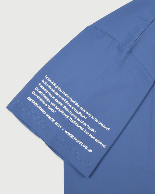 COOL FLEX BACK LINE LOGO MOCK NECK SHIRTS