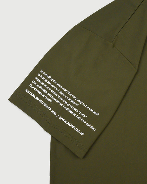 COOL FLEX BACK LINE LOGO MOCK NECK SHIRTS