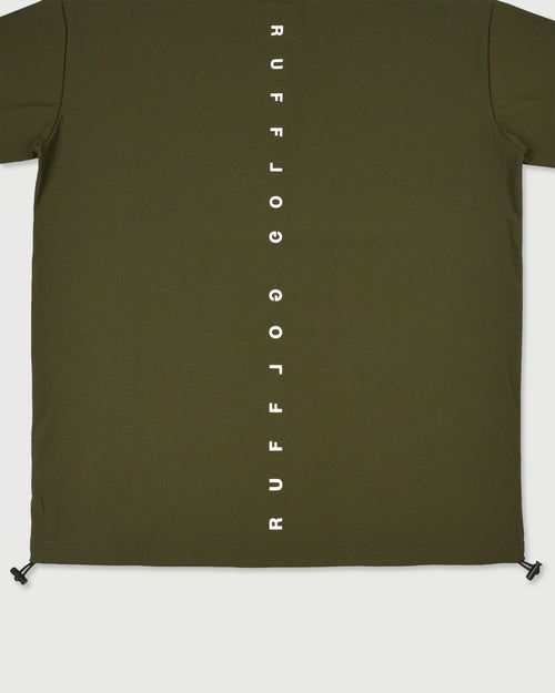 COOL FLEX BACK LINE LOGO MOCK NECK SHIRTS